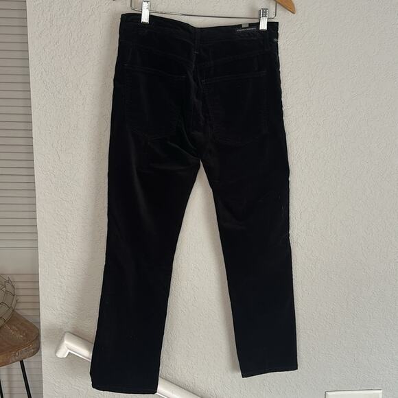 C&H Citizens of Humanity Drew Crop Flare Pants Black Velvet Size 29 Preppy - Picture 5 of 9